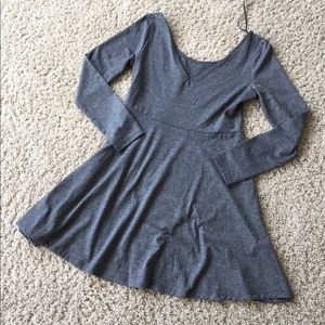 Silky Gray H&M Skater Dress